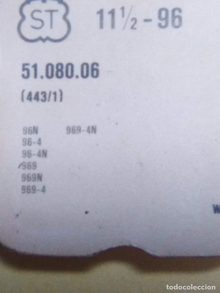 Pe&ccedil;as de reposi&ccedil;&atilde;o de rel&oacute;gios: FHF - 96 - tireta a presi&oacute;n - (cd-3248) * 2fotos *