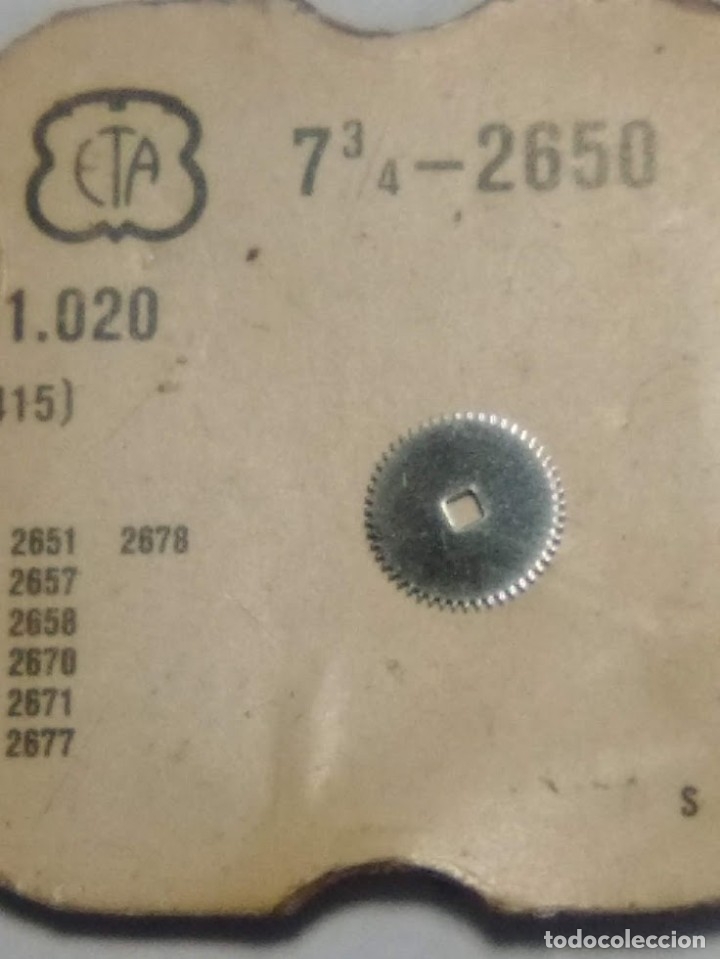 Pi&egrave;ces de rechange de montres et horloges: Eta - 2650 - rda. rochete - (cd-3471)