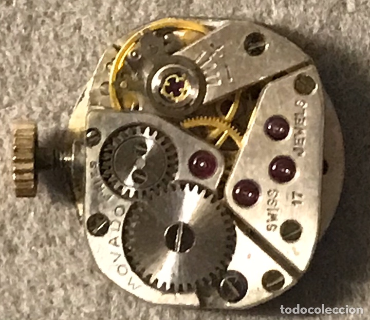 Pe&ccedil;as de reposi&ccedil;&atilde;o de rel&oacute;gios: Maquinaria movado 17 jewels, de cuerda manual. funcionando a la perfecci&oacute;n