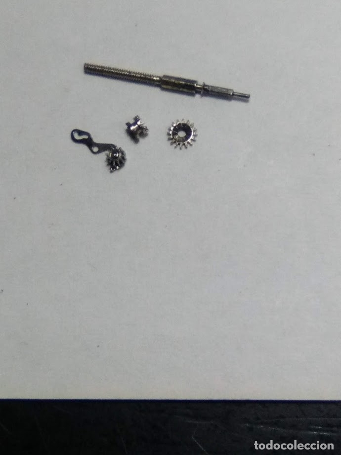 Spare Parts for Watches: Pi&ntilde;ones+tija del remontuar para reloj chino autic.3 fotos cab.-(cd-5605)