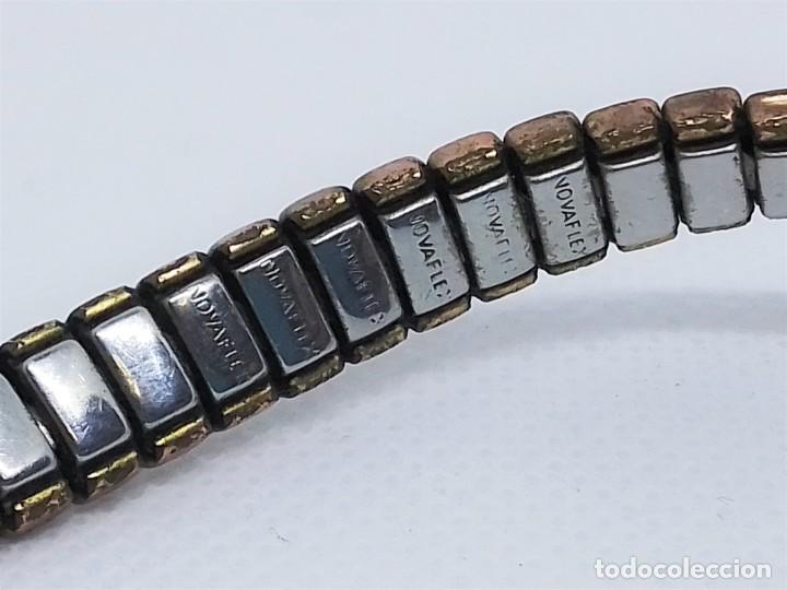 Bracelet De Montre Novaflex Prima Vintage NOS - Modèle Flex En Cuir 20 Mm, état Neuf Sans étiquette