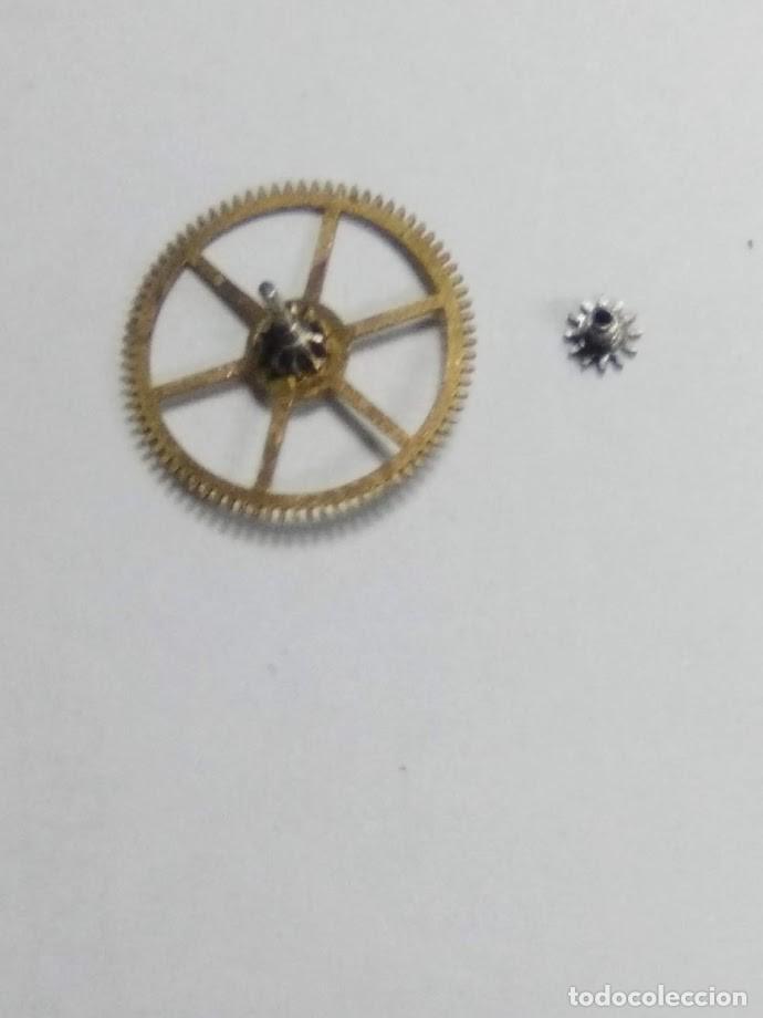 Pi&egrave;ces de rechange de montres et horloges: FEF - 40 H - rda. centro + chousse - (cd-5717) reloj bolsillo