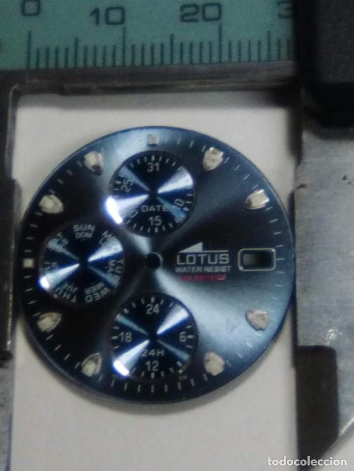Ricambi di orologi: Esfera Lotus para crono - patas esfera las 2 - (cd-15LTS)
