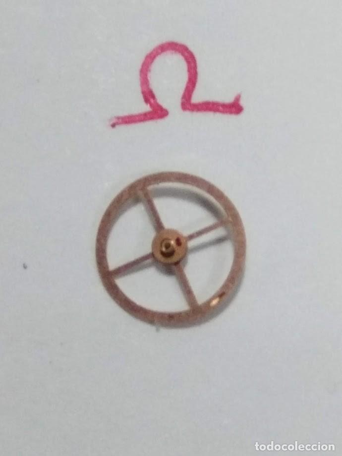 Spare Parts for Watches: Omega - 620 - llanta con plat&oacute; y eje bien para adaptar espiral - (cd-5861)