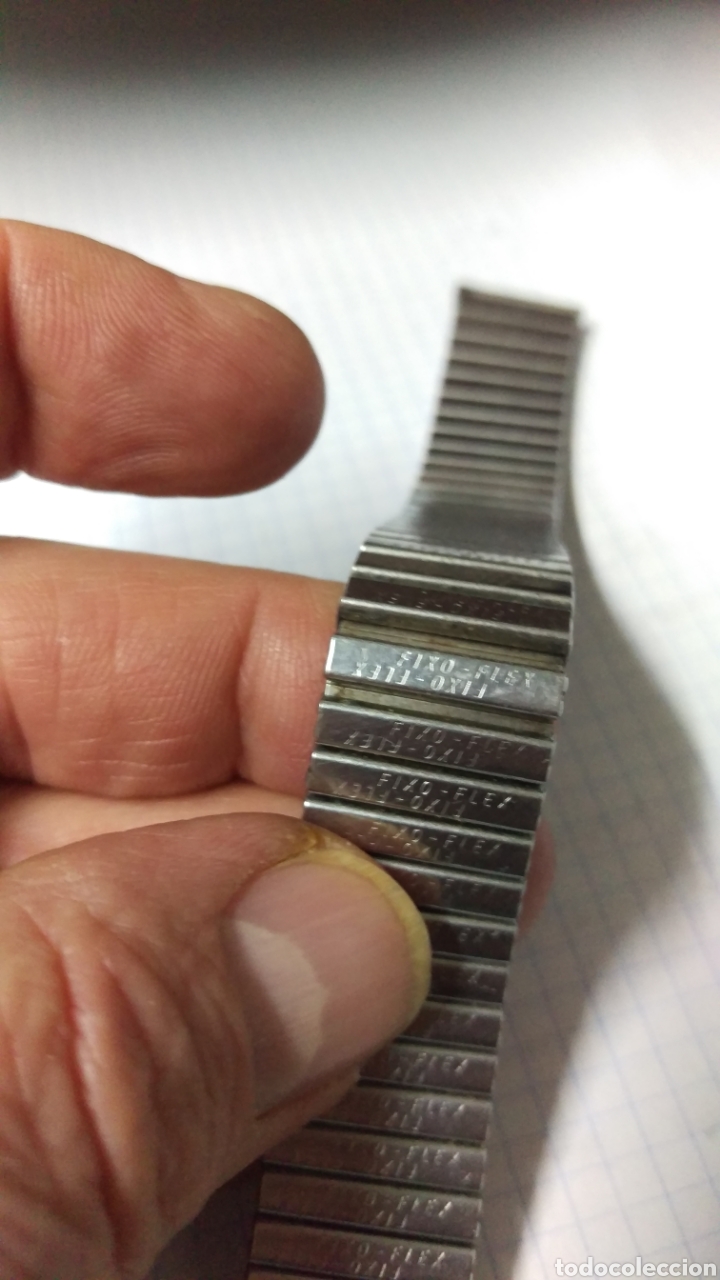 Recambios de relojes: Antigua correa reloj el&aacute;stica FIXO-FLEX - Foto 4