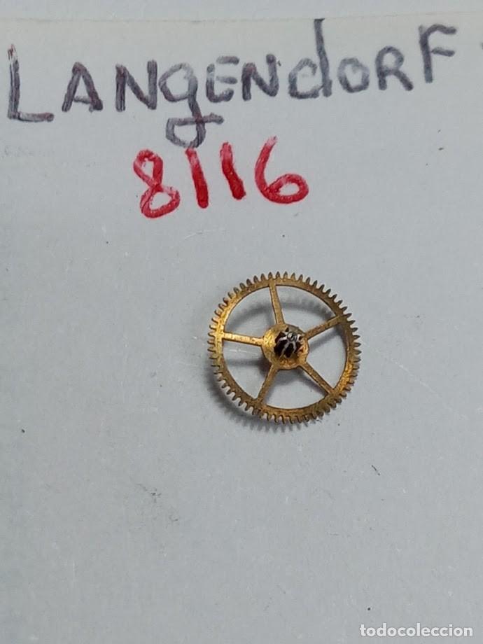 Pe&ccedil;as de reposi&ccedil;&atilde;o de rel&oacute;gios: LANGENDORF - 8116 - Rda. 1&ordf; - (cd-6168)