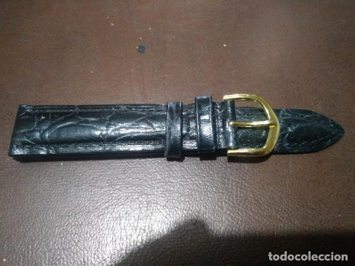 Recambios de relojes: Correa para reloj Genuine Leather - Foto 2