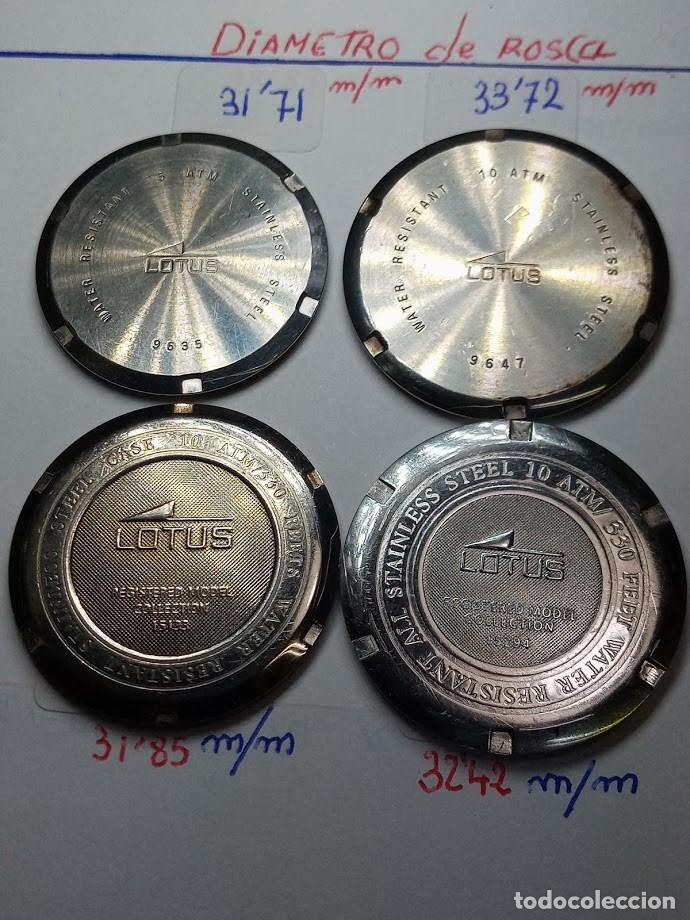 Spare Parts for Watches: 4 - Fondos Lotus a rosca - (cd-SN6C4A)