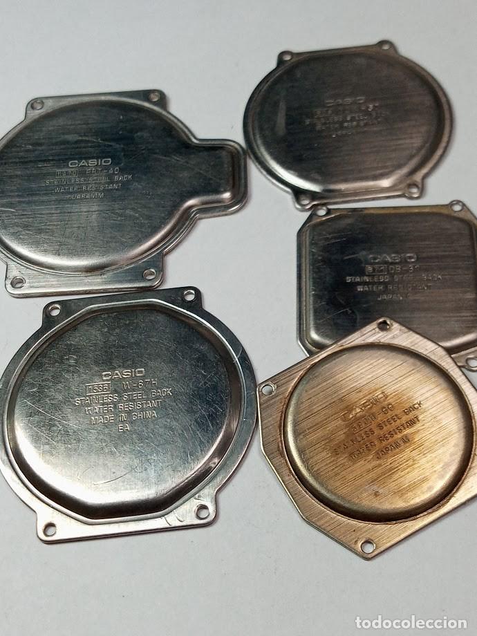 Spare Parts for Watches: 5 - Tapas Casio a tornillos - 4 fotos - (cd-MX5X4P)