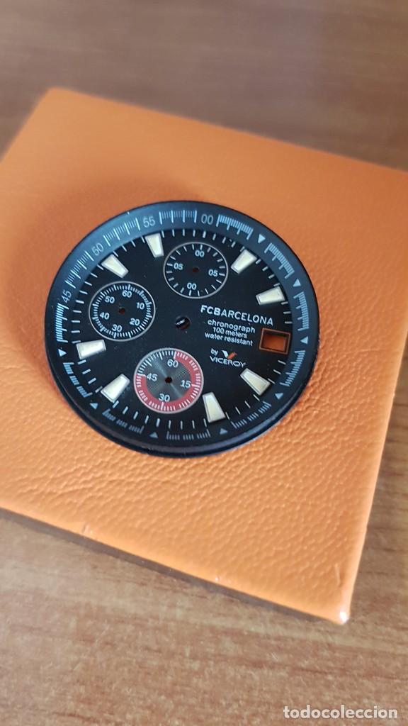 Ersatzteile f&uuml;r Uhren: Una esfera para reloj marca VICEROY F.C.Barcelona en muy buen estado es stock de taller relojeria.