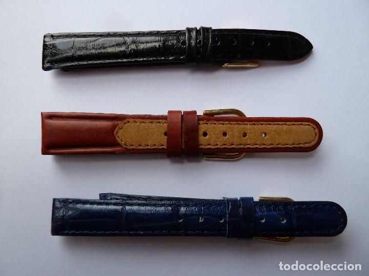 Recambios de relojes: Lote de 3 correas - Foto 1