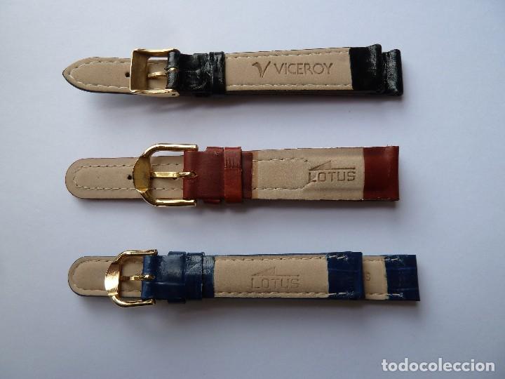 Recambios de relojes: Lote de 3 correas - Foto 2