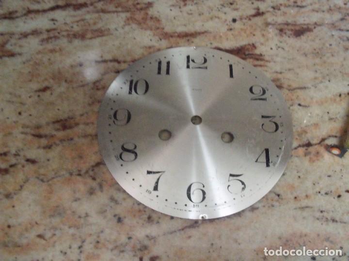 Pi&egrave;ces de rechange de montres et horloges: UANA ESFERA ANTIGUA EN CHAPA-18,5 CM DIAMETRO PARA RELOJ PARED- LOTE 200