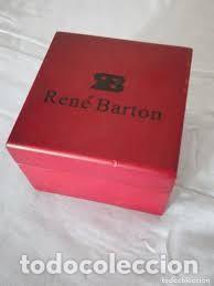 Recambios de relojes: caja de madera de reloj ren&eacute; barton,roja - Foto 1