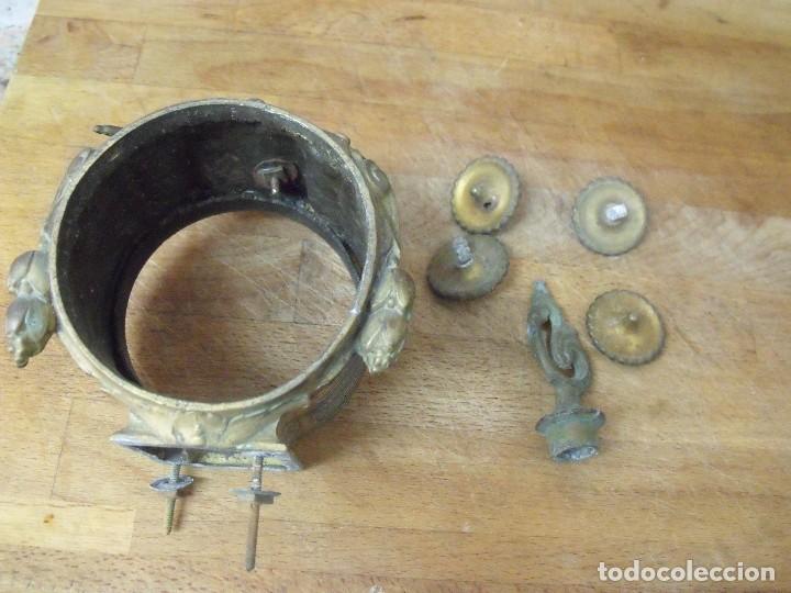 Ersatzteile f&uuml;r Uhren: CARCASA DE METAL Y OTRAS PIEZAS PARA RELOJ SOBREMESA-PARIS- A&Ntilde;O 1880- LOTE 270