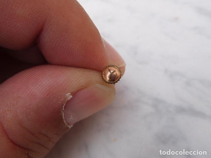 Recambios de relojes: Corona chapada de oro original de reloj de pulsera Yema?