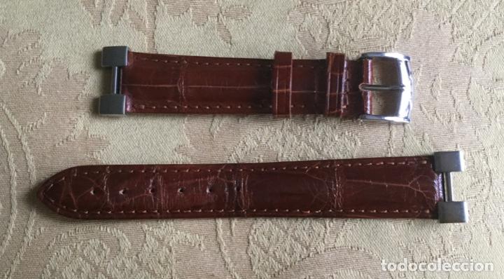 Ersatzteile f&uuml;r Uhren: SANDOZ, CORREA VINTAGE MARR&Oacute;N 2O MM