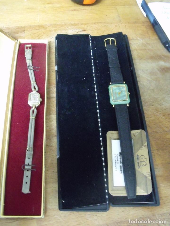 Recambios de relojes: 2 relojes de pulsera- uno ZENTRA ANTIGUO 1920 EN ORO DE 20 MICRONES- OTRO CASI A ESTRENAR- lote 245