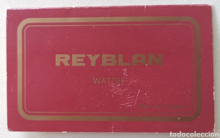 Recambios de relojes: Certificado de Garant&iacute;a Reloj REYBLAN - Relojer&iacute;a A. V&aacute;zquez - Santander (Cantabria) A&ntilde;o 1981