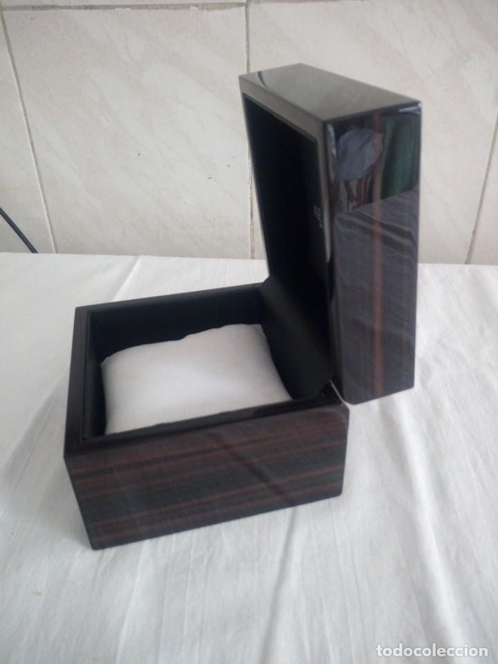 Recambios de relojes: estuche de madera vac&iacute;o de reloj Aerowatch - Foto 6