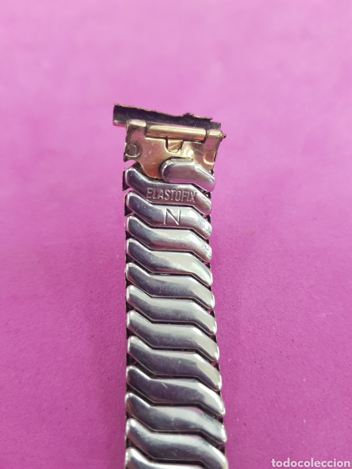 Recambios de relojes: Cadena el&aacute;stica reloj Elastofix Chapeado - Foto 3