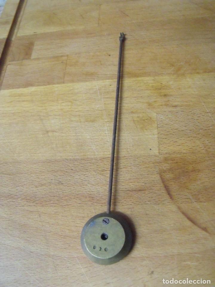 Recambios de relojes: antiguo pendulo para maquina Paris reloj de SOBREMESA-a&ntilde;o 1860- - lote n&ordm; 319