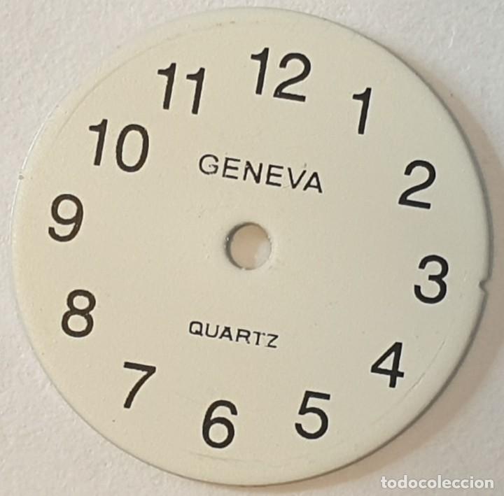 Ricambi di orologi: ESFERA - DIAL RELOJ GENEVA - DIAMETRO - 19,02 &Oslash; - X