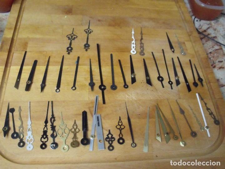 Ersatzteile f&uuml;r Uhren: GRAN LOTE DE 46 AGUJAS-MUCHAS PAREJAS- PARA VARIAS CLASES RELOJES-LOTE 290