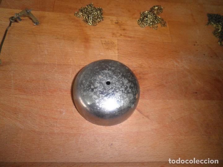Ersatzteile f&uuml;r Uhren: antigua campana de acero para reloj de sobremesa lote 326