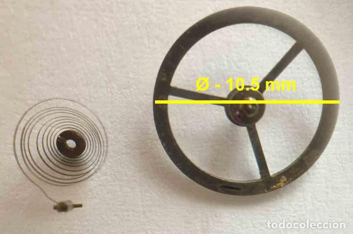 Ersatzteile f&uuml;r Uhren: VOLANTE COMPLETO RELOJ Peseux - CALIBRE: 170, 170A, 171..... - DIAMETRO 10.5 MM
