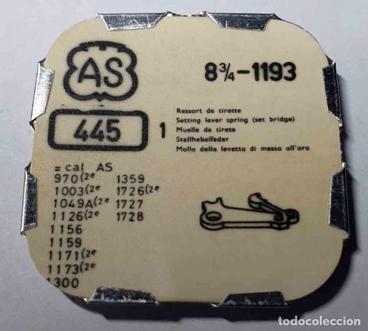 Ricambi di orologi: MUELLE DE TIRERE RELOJ AS 1193 parte 445 - X