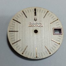 Recambios de relojes: BULOVA ACCUTRON - 2181 - ESFERA ORIGEN - 2ª FOTO CON LAS MEDIDAS DEL DIAMETRO -(CD-6678)