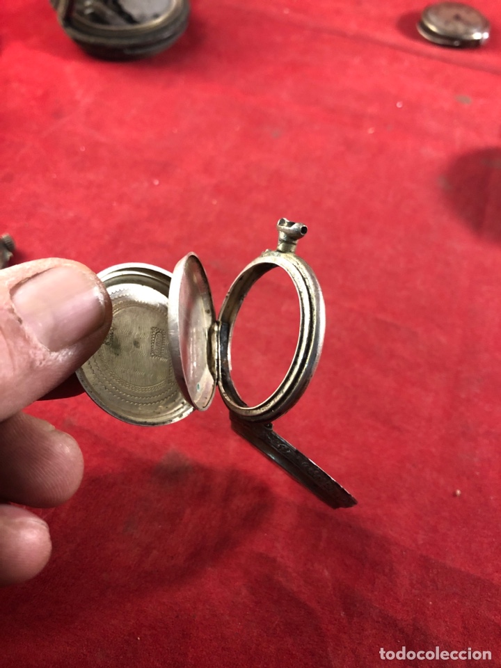 Recambios de relojes: Caja para reloj de bolsillo plata 800 - Foto 2