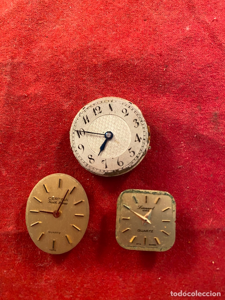 Pe&ccedil;as de reposi&ccedil;&atilde;o de rel&oacute;gios: 3 relojes