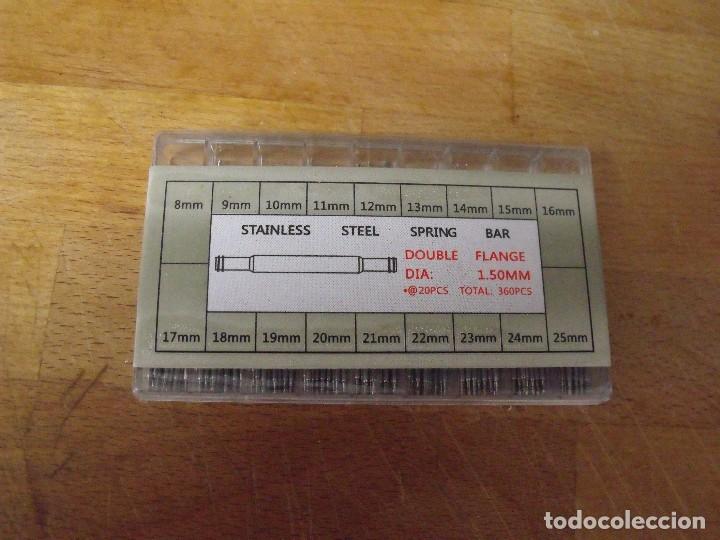 Ricambi di orologi: gran lote de pasadores con muelle para relojes pulsera desde 8 a 24mm-lote 358