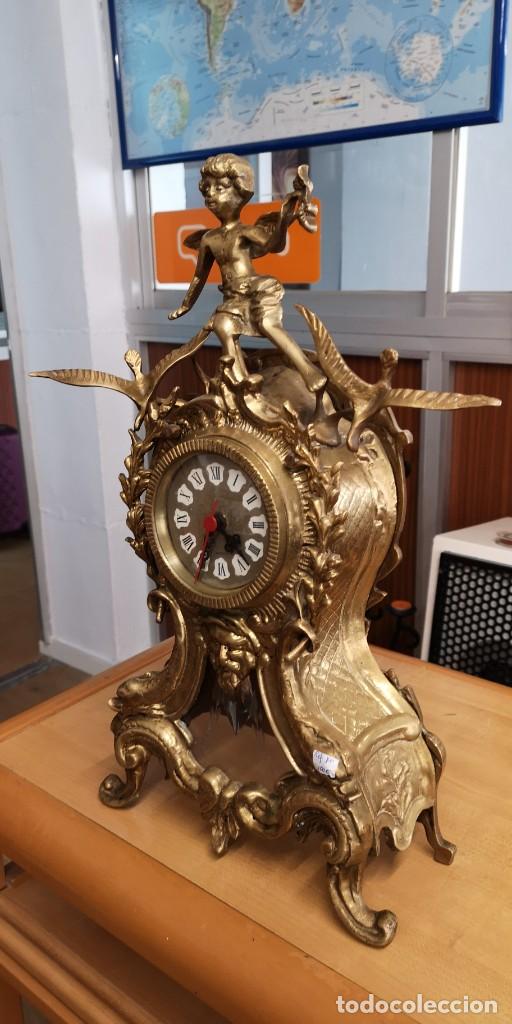 Recambios de relojes: Reloj y candelabros bronce - Foto 2