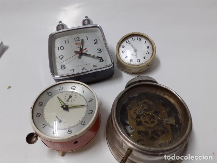 Spare Parts for Watches: RELOJ LOTE DE RELOJES DESPERTADORES ANTIGUOS PARA REPUESTOS DESPIECE