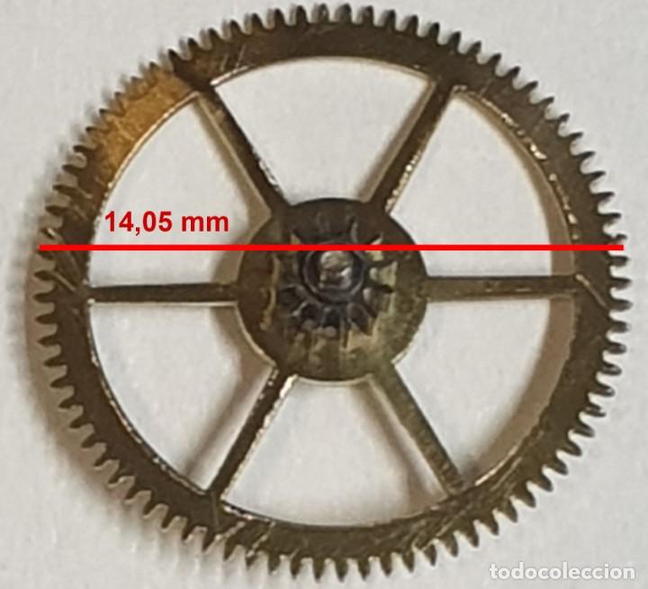 Spare Parts for Watches: Rueda dentada reloj - (LAS MEDIDAS EST&Aacute;N INDICADAS EN LAS FOTOS)