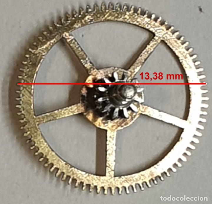Spare Parts for Watches: Rueda dentada reloj - (LAS MEDIDAS EST&Aacute;N INDICADAS EN LAS FOTOS)