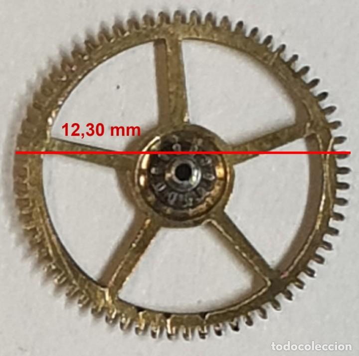 Spare Parts for Watches: Rueda dentada reloj - (LAS MEDIDAS EST&Aacute;N INDICADAS EN LAS FOTOS)