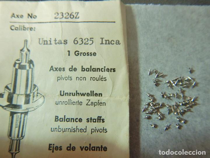 Recambios de relojes: Ejes de volante unitas 6325 - Foto 1