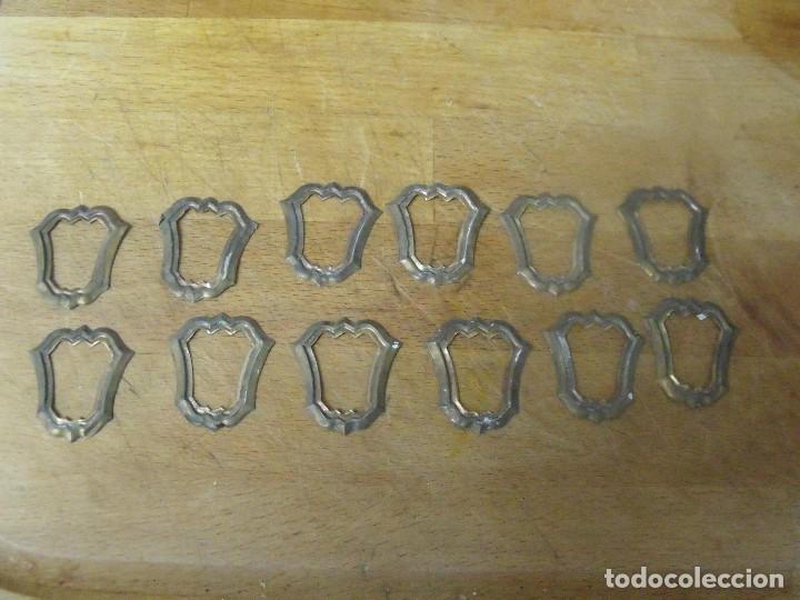 Ricambi di orologi: GRAN LOTE 12 RECERCADOS EN LATON PARA REPARAR ESFERAS OJOS BUEY-LOTE 397