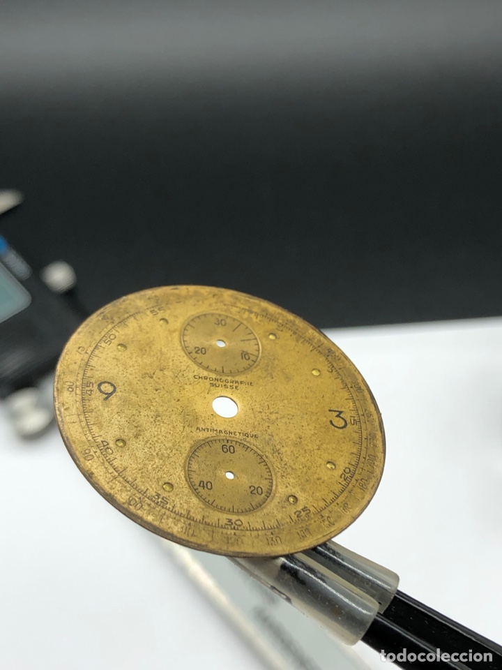 Recambios de relojes: Esfera reloj cron&oacute;grafo suizo - Foto 1