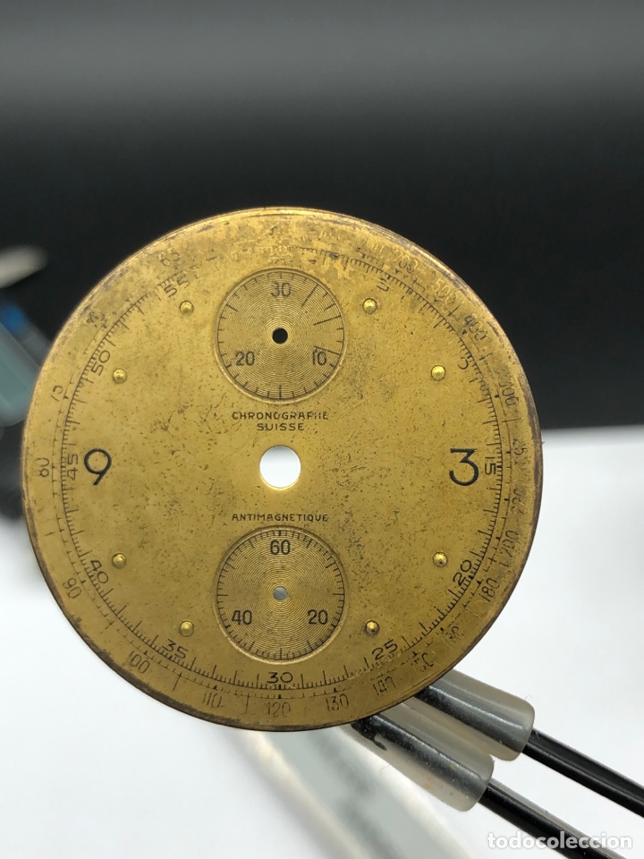 Recambios de relojes: Esfera reloj cron&oacute;grafo suizo - Foto 2