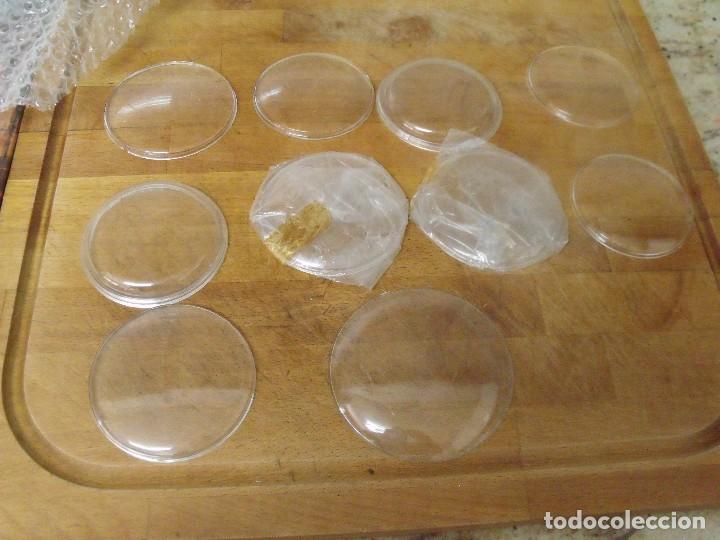 Spare Parts for Watches: 10 cristales abombados de plexiglas-lote 398-3