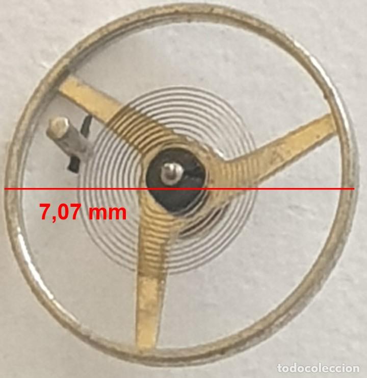 Recambios de relojes: Balance, complete reloj - calibre 69 - 21 - DI&Aacute;METRO 7,07 MM