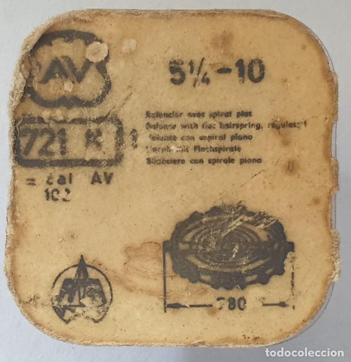 Recambios de relojes: Balance completo reloj AV (Aurore, Villeret) 7,80 &Oslash; LIGNE - CALIBRE - 10, 102 - X