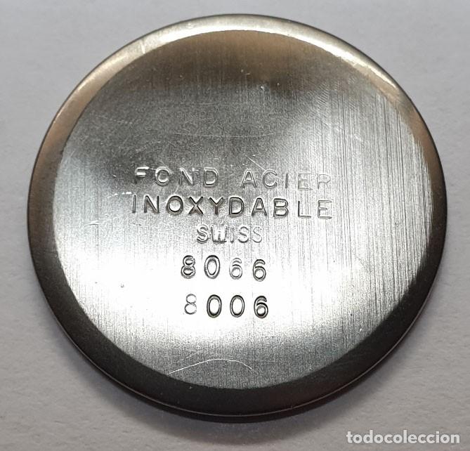 Pe&ccedil;as de reposi&ccedil;&atilde;o de rel&oacute;gios: TAPA TRASERA DE RELOJ 8066 / 8006 - ACERO INOX - VER MEDIDAS EN FOTOS - X