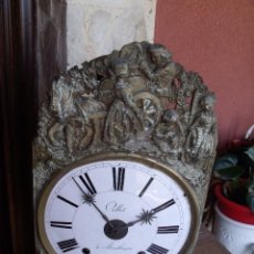 Recambios de relojes: ¡¡ENORME OFERTA!!!ANTIGUA MAQUINARIA MOREZ DE PESAS-AÑO 1880-LOTE 408. Lote 275928123