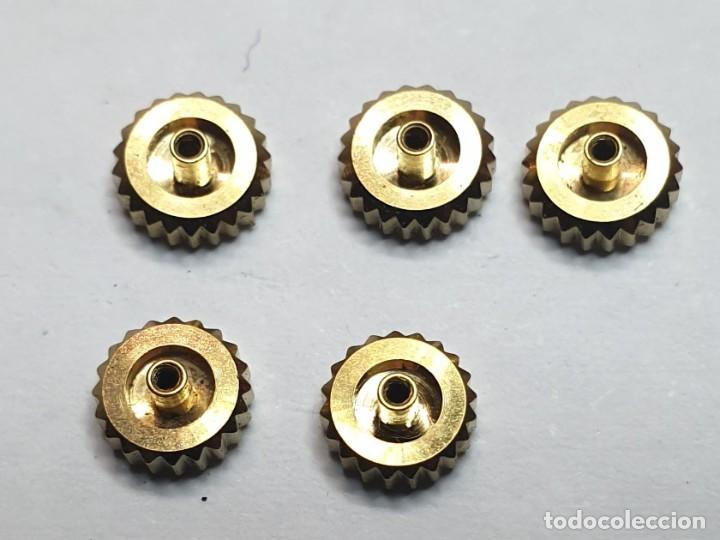 Recambios de relojes: LOTE DE CORONAS DE RELOJ R90 - DI&Aacute;METRO 5,47 MM - X
